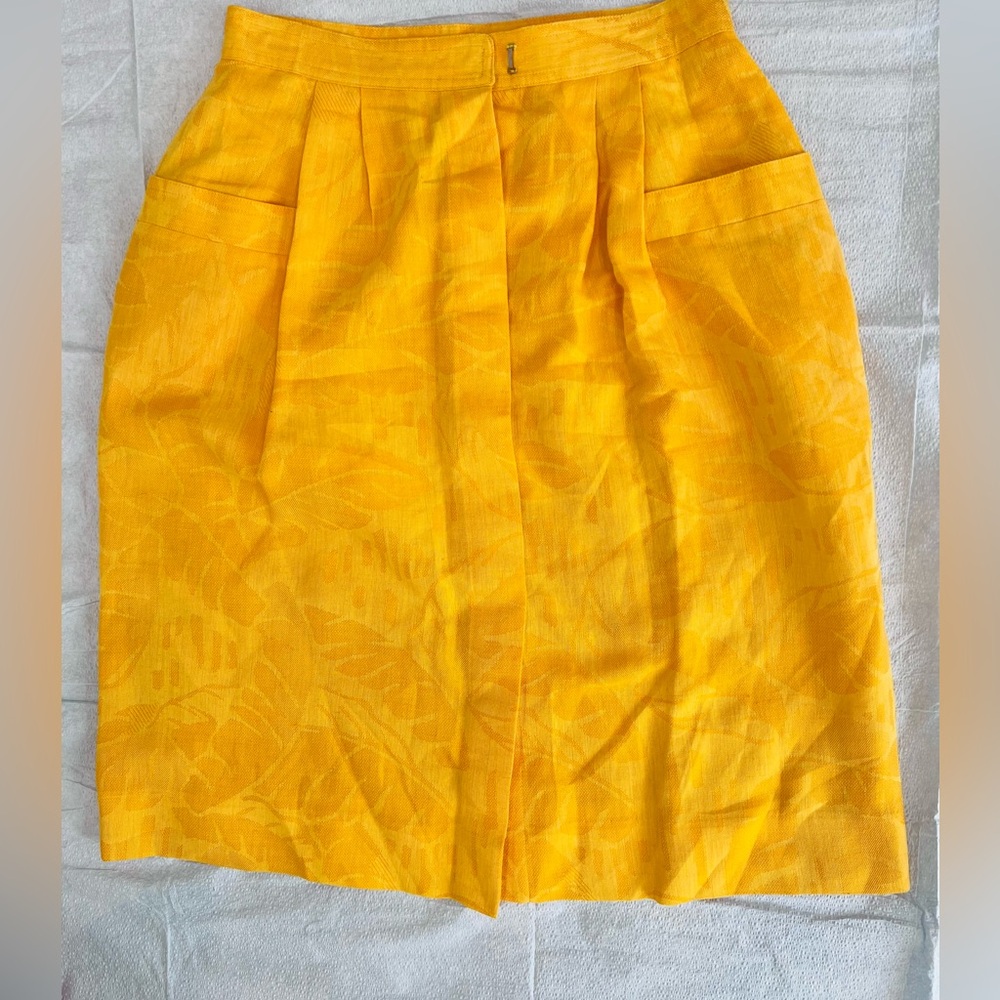 Vintage DIOR linen skirt